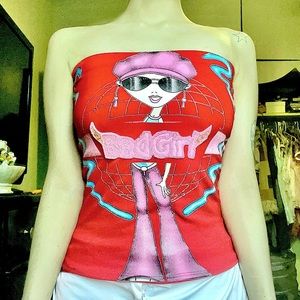 Early 2000’s bad girl tube top